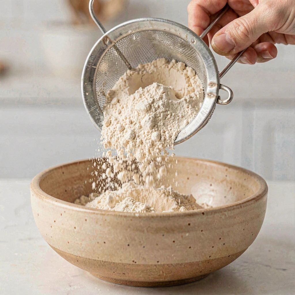 Lisztkeverék előkészítése